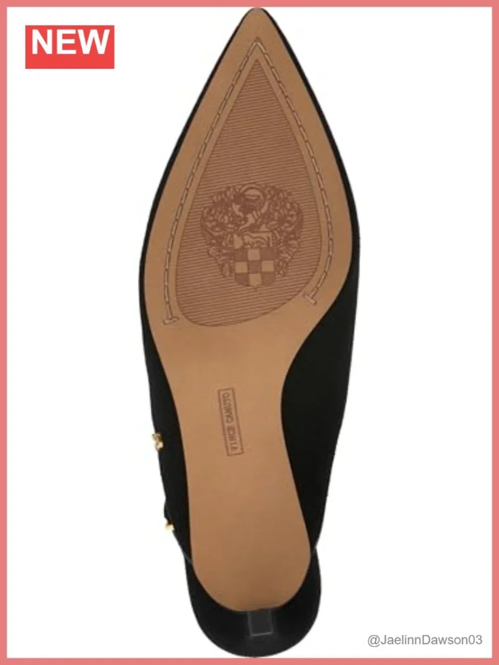 Vince Camuto Kylien Slingback Kitten Heel Pumps Suede Women's Formal Dress Shoes